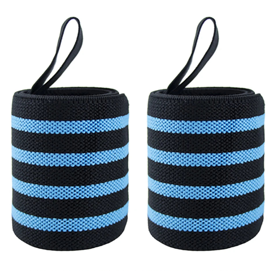 1 Pair Wristband Wrist Support Brace Straps Extra Strength Weight Lifting Wrist Wraps Bandage Fitness Gym Training Custom Logo